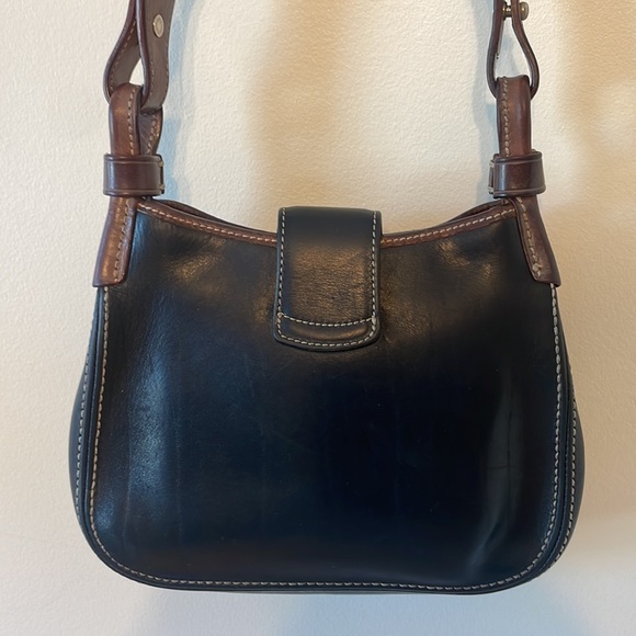 Vintage Dooney and Bourke Two- Toned Handbag Feedbag - Picture 3 of 13